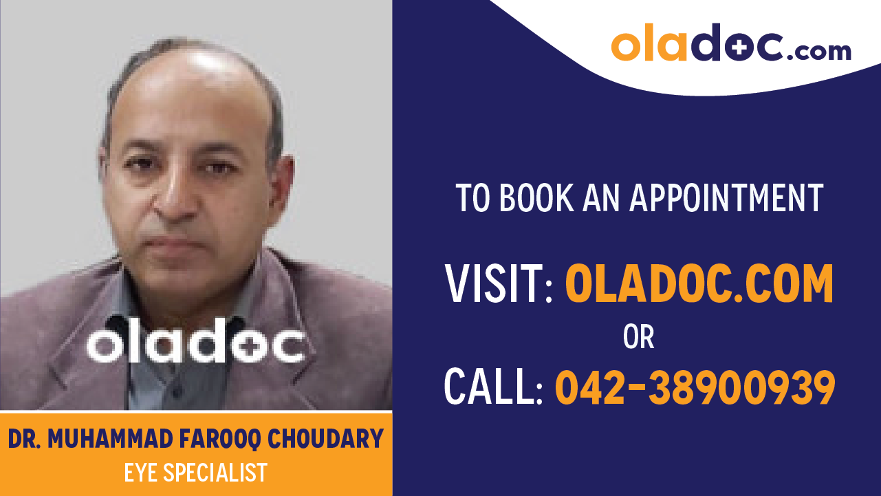 Book appointment with Dr.Muhammad Farooq Choudary-best Eye Specialist in Multan